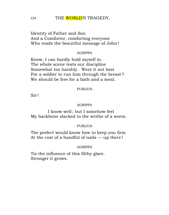Original scan of The World’s Tragedy, PDF page 187