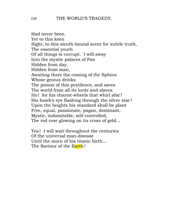 Original scan of The World’s Tragedy, PDF page 191