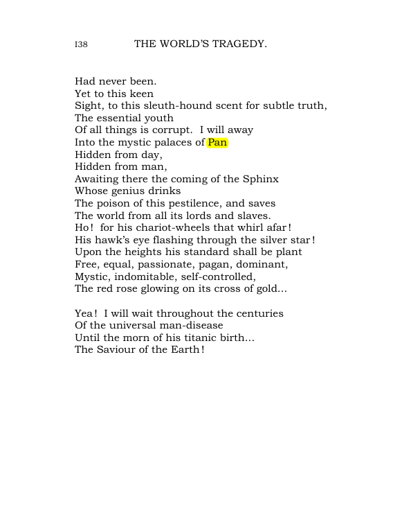 Original scan of The World’s Tragedy, PDF page 191