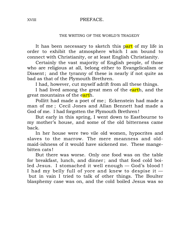 Original scan of The World’s Tragedy, PDF page 23