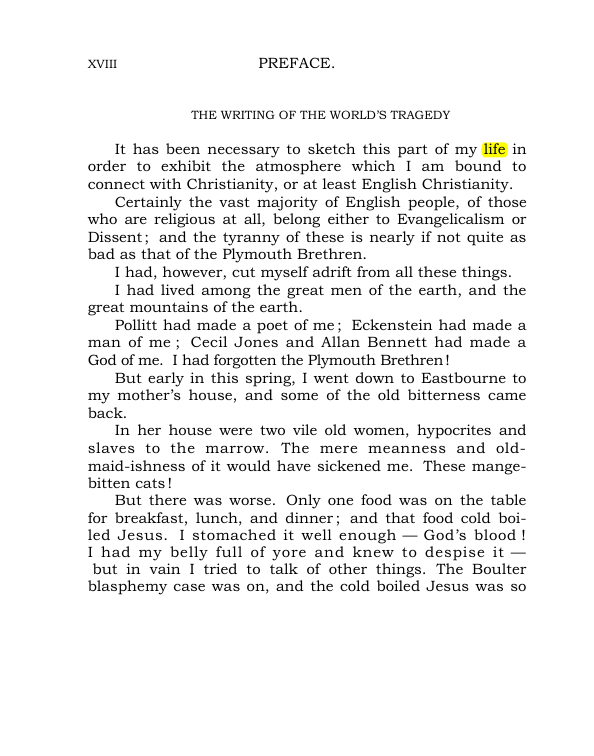 Original scan of The World’s Tragedy, PDF page 23