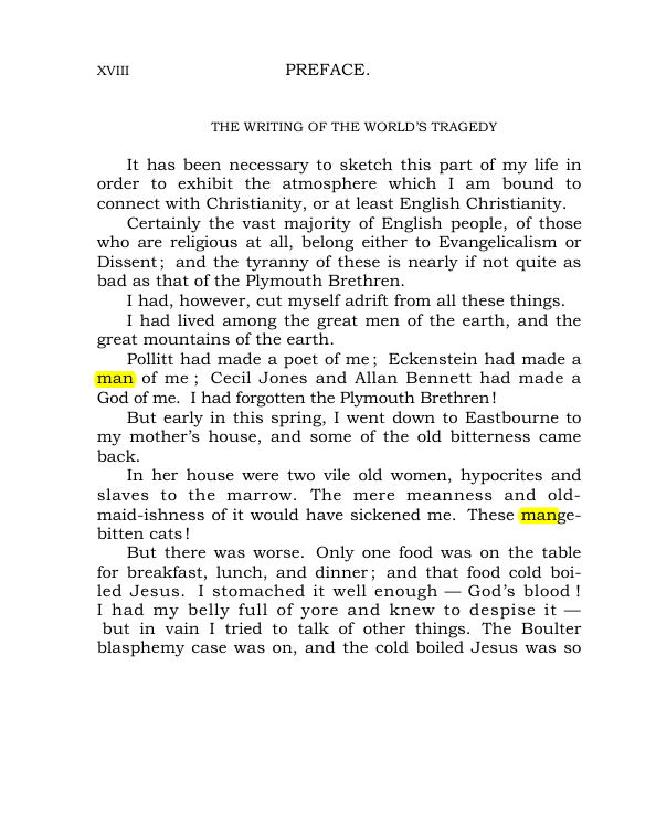 Original scan of The World’s Tragedy, PDF page 23