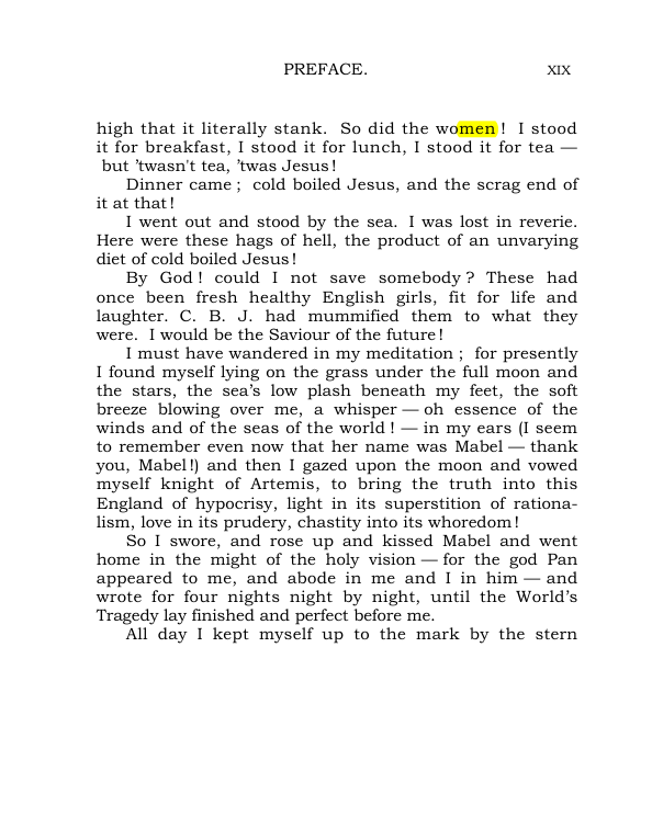 Original scan of The World’s Tragedy, PDF page 24