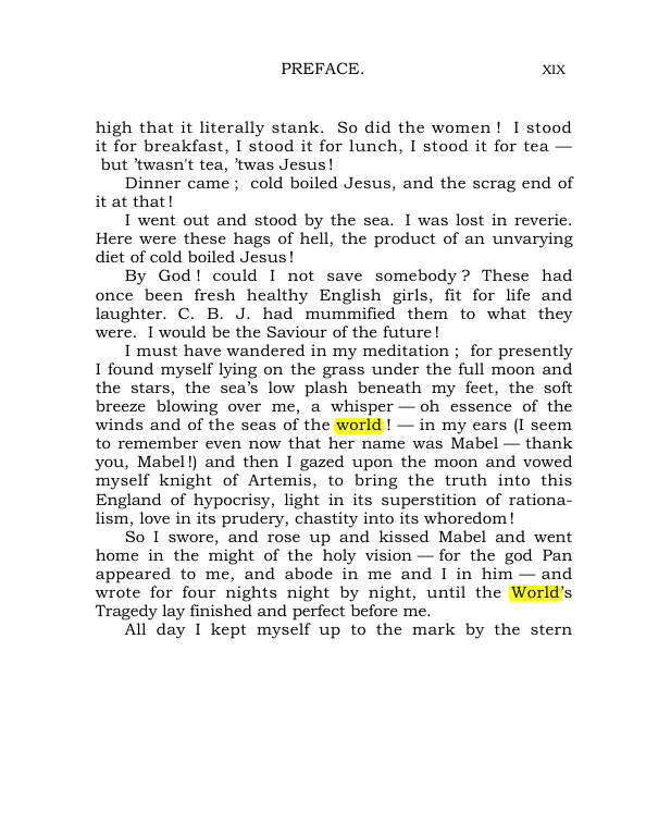 Original scan of The World’s Tragedy, PDF page 24