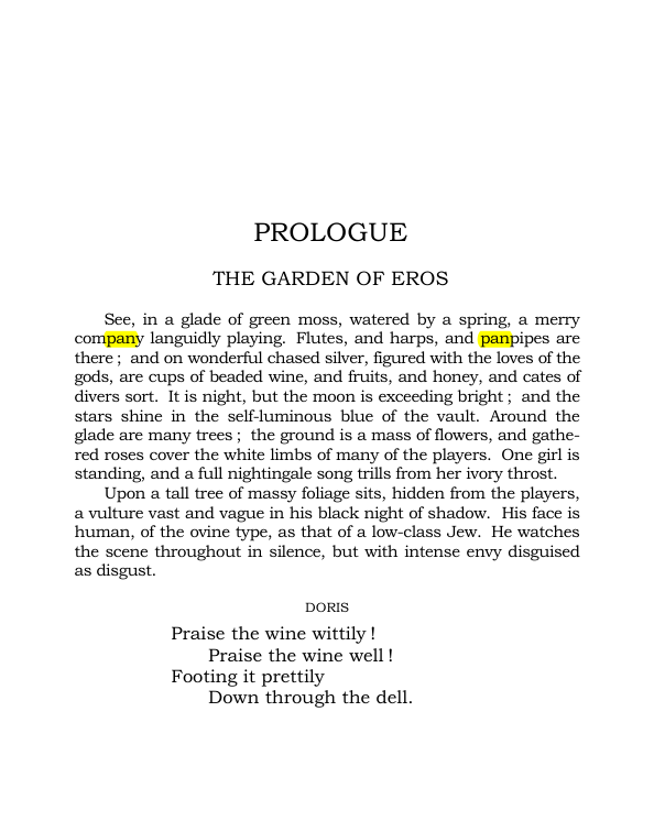 Original scan of The World’s Tragedy, PDF page 56