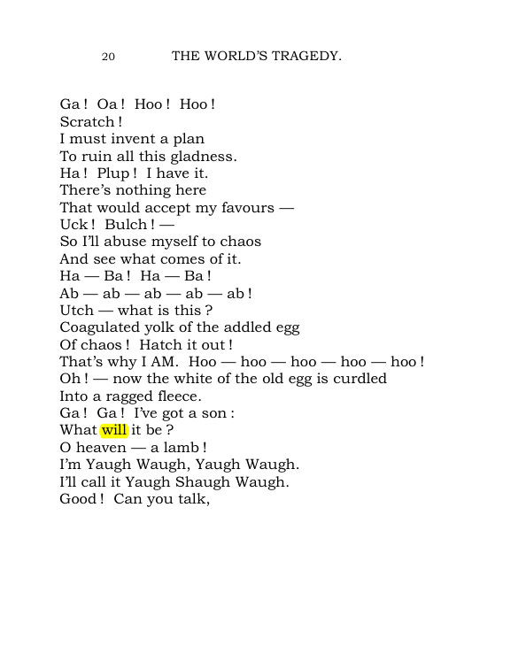 Original scan of The World’s Tragedy, PDF page 73