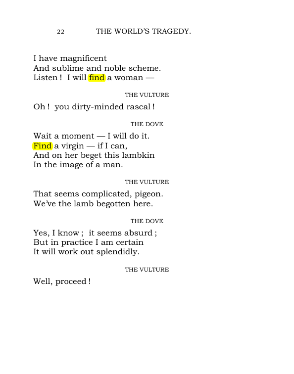 Original scan of The World’s Tragedy, PDF page 75