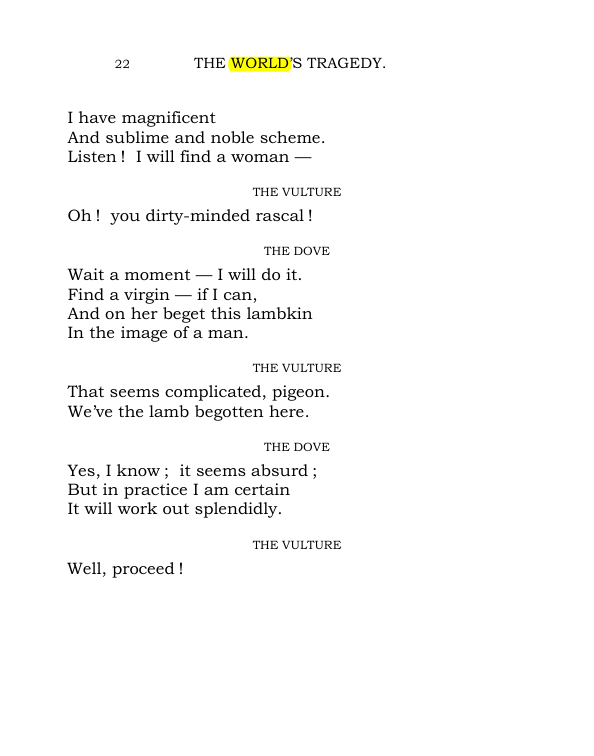 Original scan of The World’s Tragedy, PDF page 75