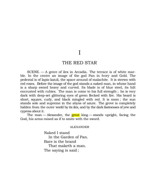 Original scan of The World’s Tragedy, PDF page 88