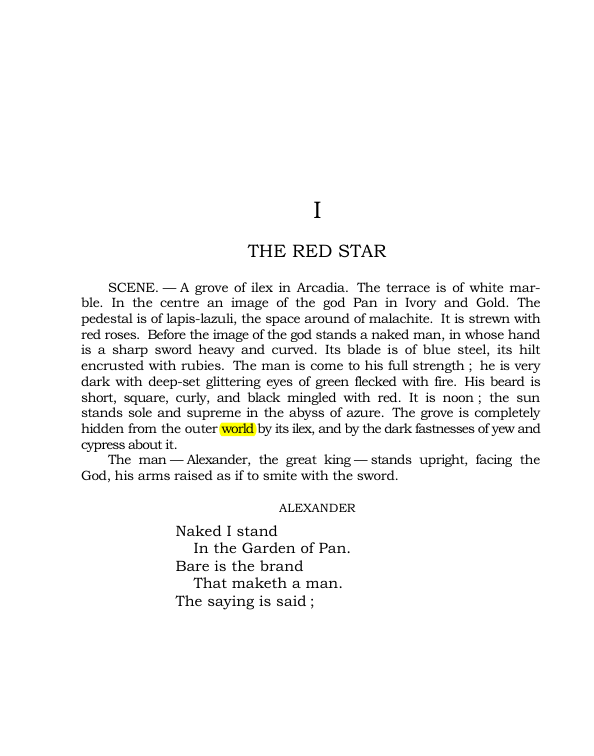 Original scan of The World’s Tragedy, PDF page 88