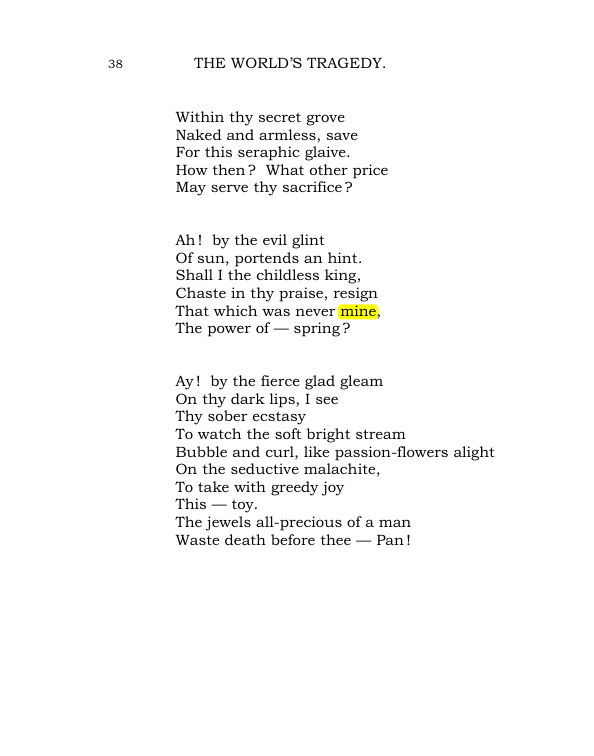 Original scan of The World’s Tragedy, PDF page 91