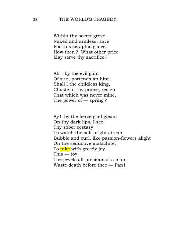 Original scan of The World’s Tragedy, PDF page 91