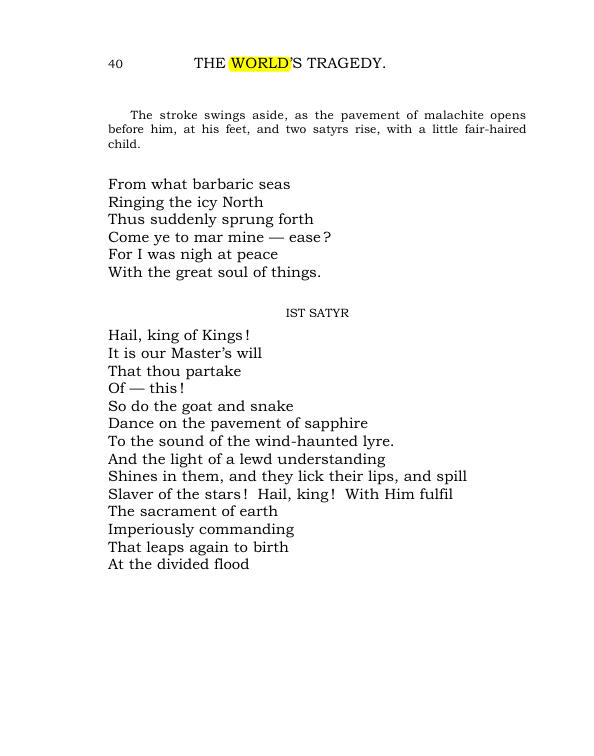 Original scan of The World’s Tragedy, PDF page 93