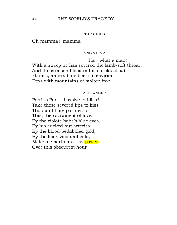 Original scan of The World’s Tragedy, PDF page 97