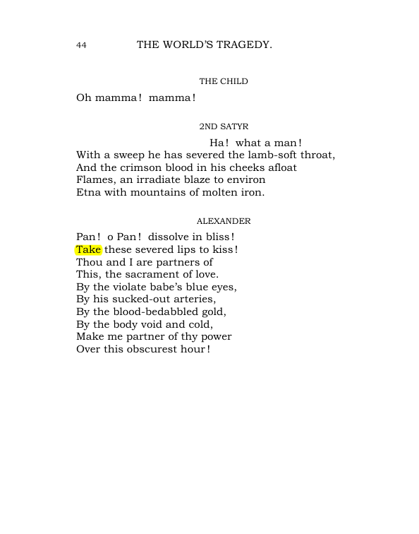 Original scan of The World’s Tragedy, PDF page 97
