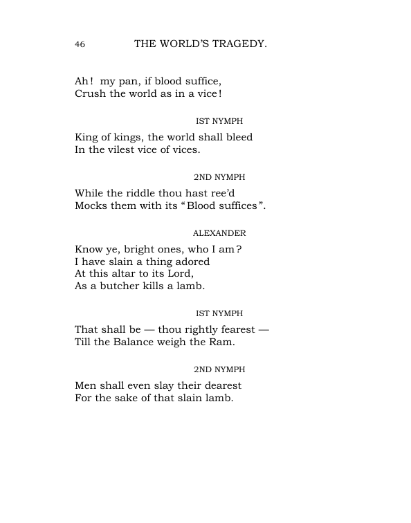 Original scan of The World’s Tragedy, PDF page 99