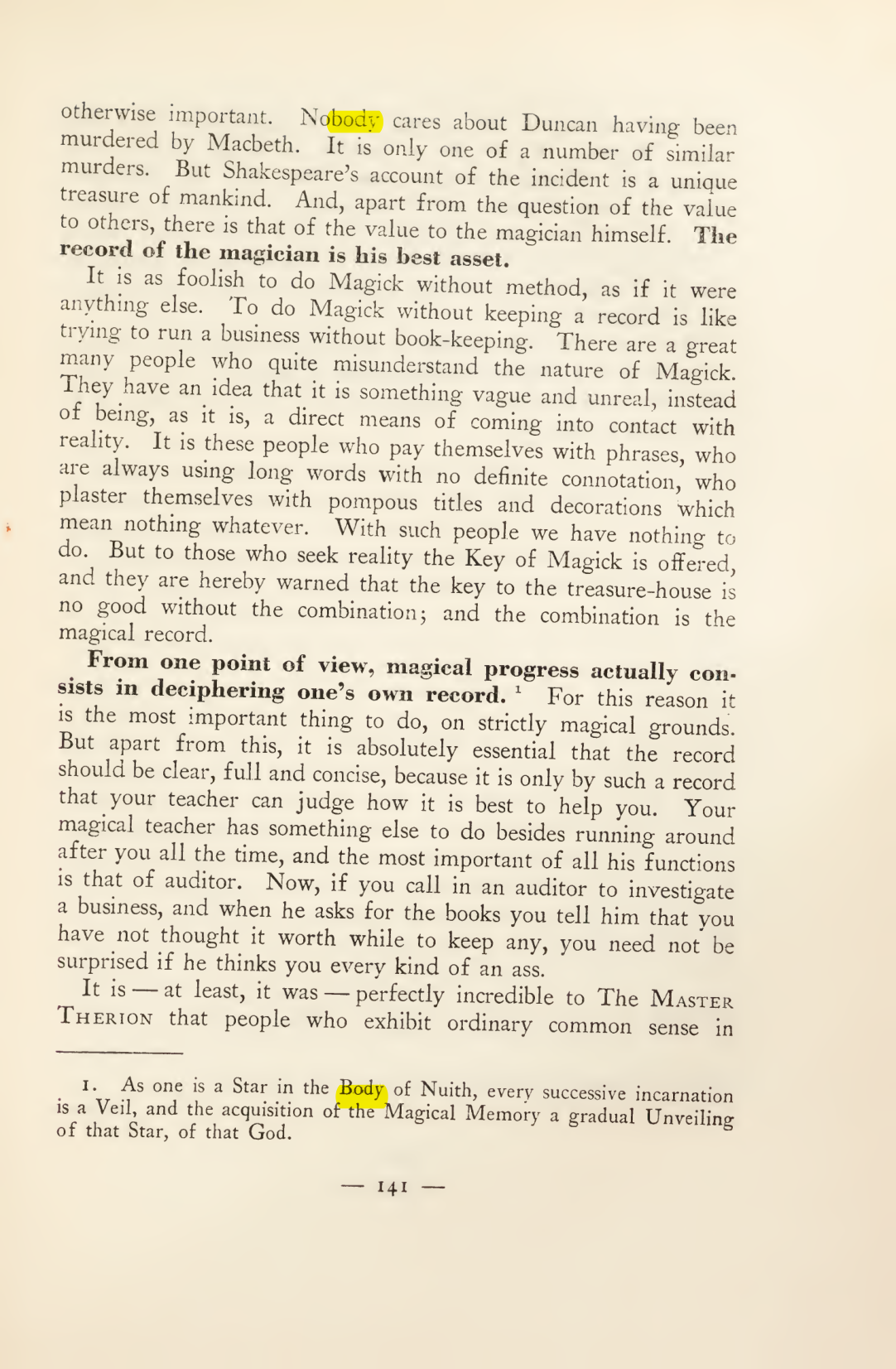 Original scan of Magick in Theory and Practice (Section 2), PDF page 21