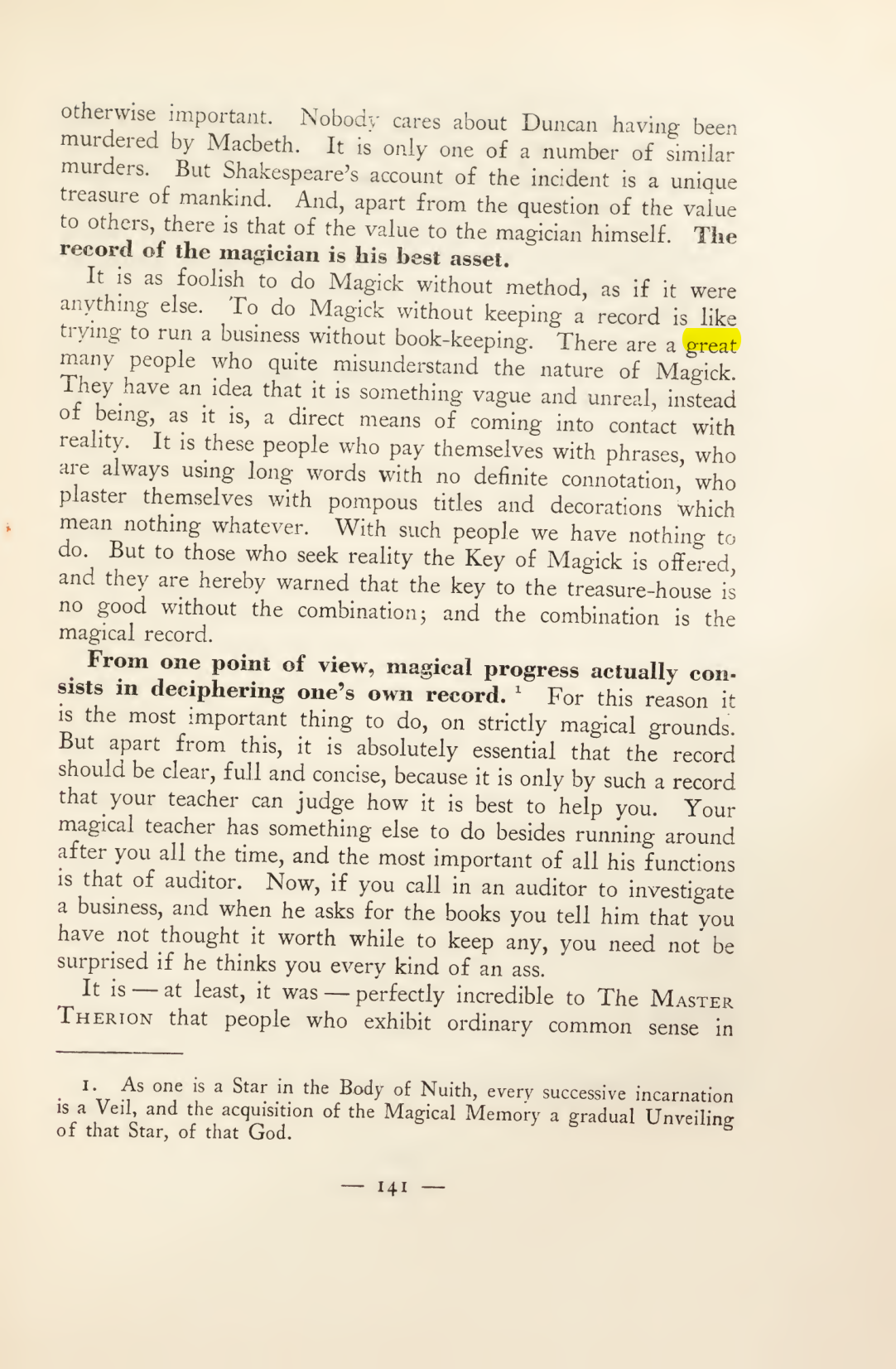 Original scan of Magick in Theory and Practice (Section 2), PDF page 21