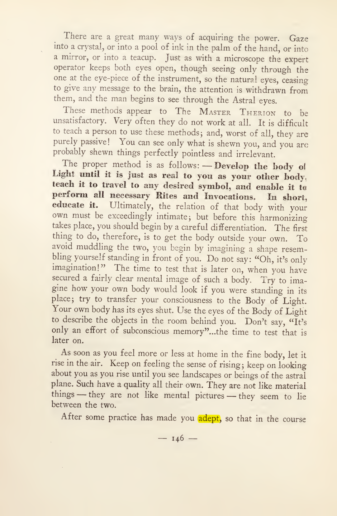 Original scan of Magick in Theory and Practice (Section 2), PDF page 26