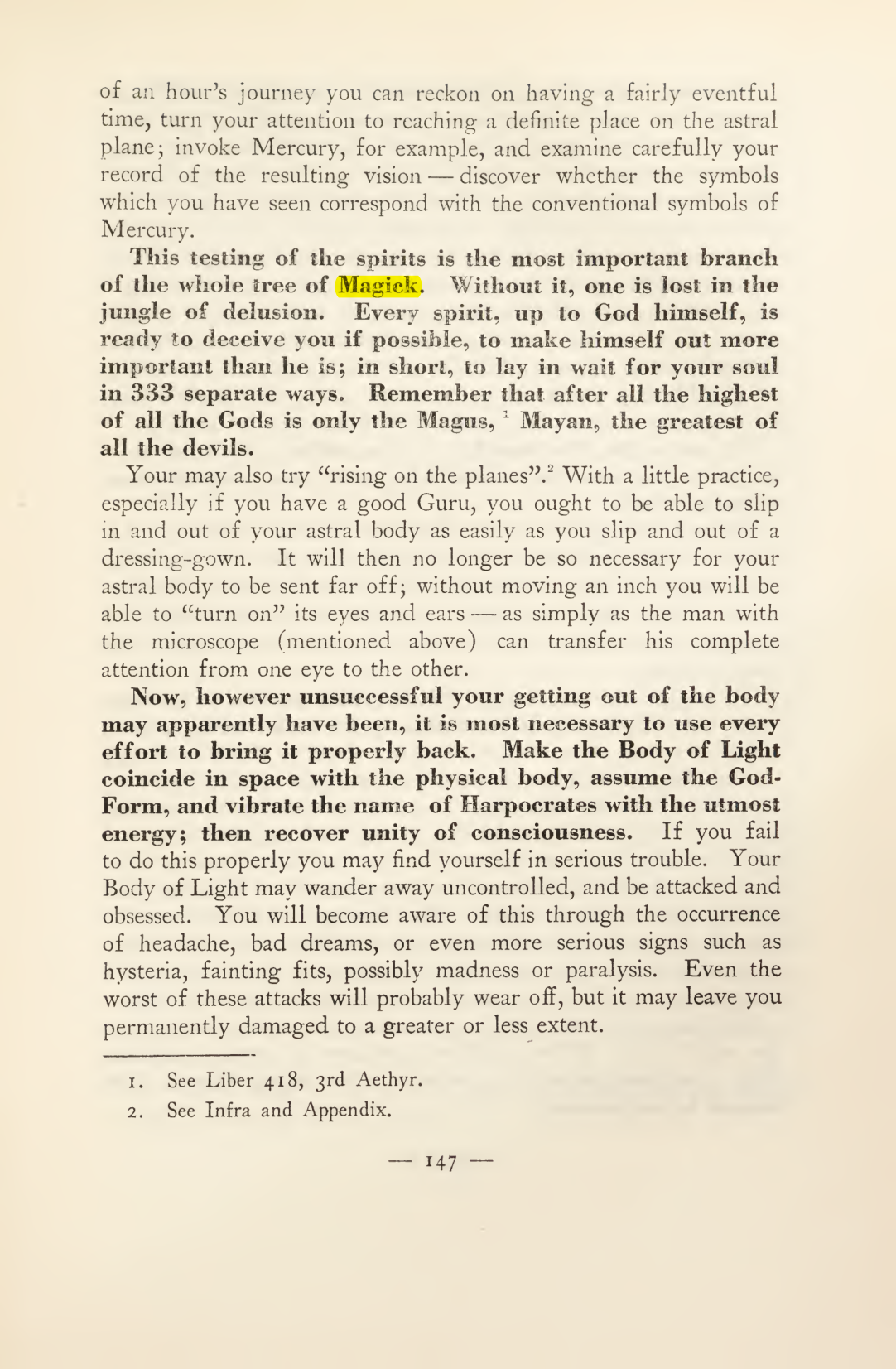 Original scan of Magick in Theory and Practice (Section 2), PDF page 27
