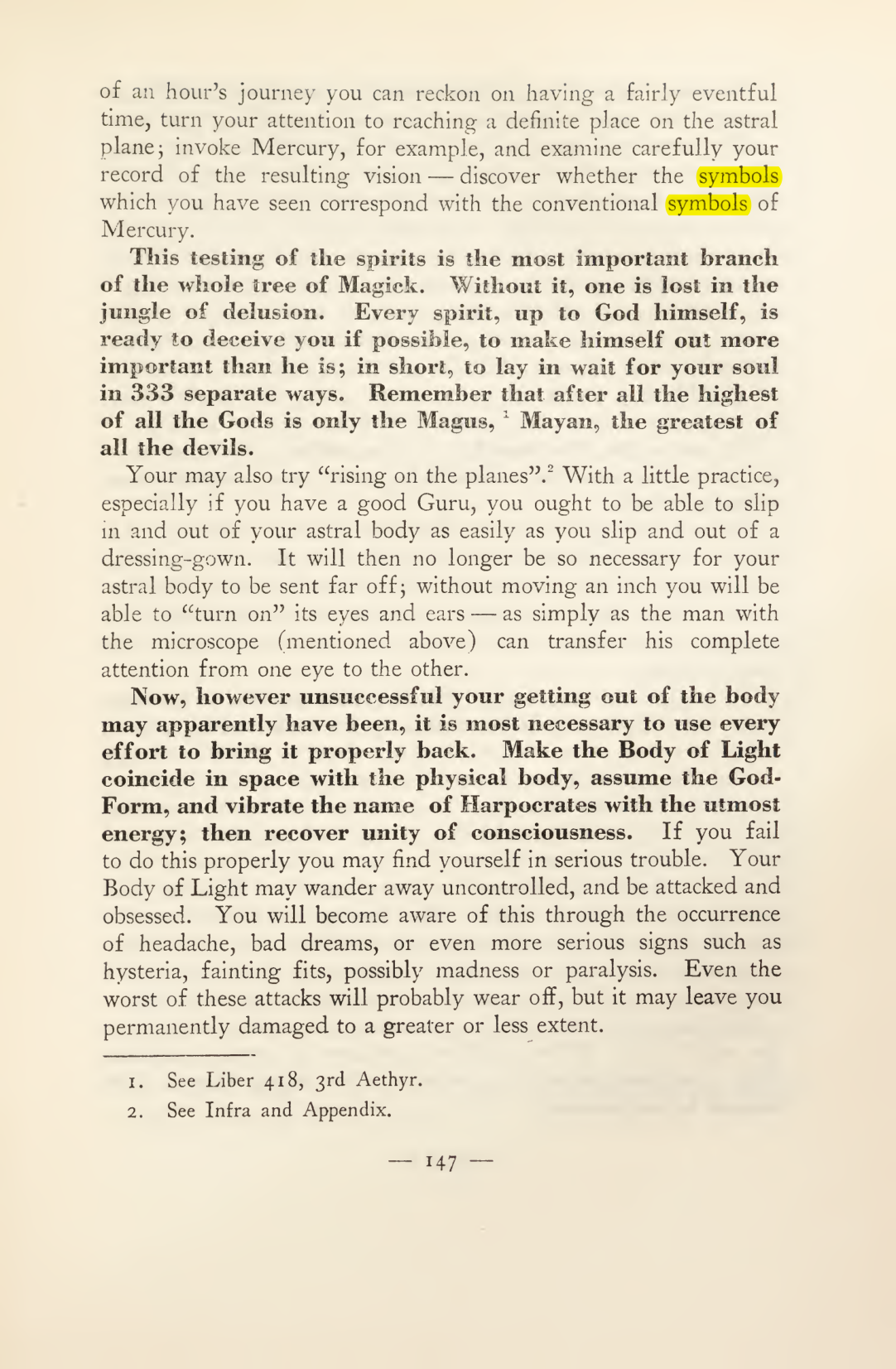 Original scan of Magick in Theory and Practice (Section 2), PDF page 27