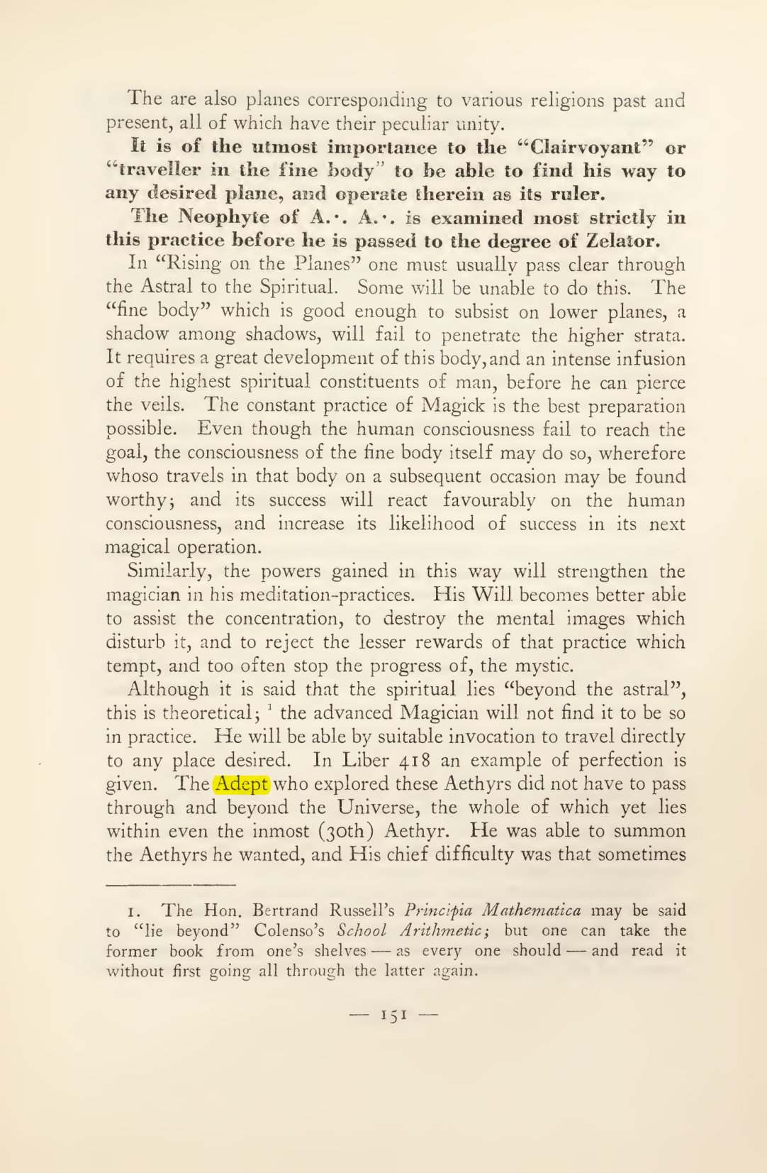 Original scan of Magick in Theory and Practice (Section 2), PDF page 31