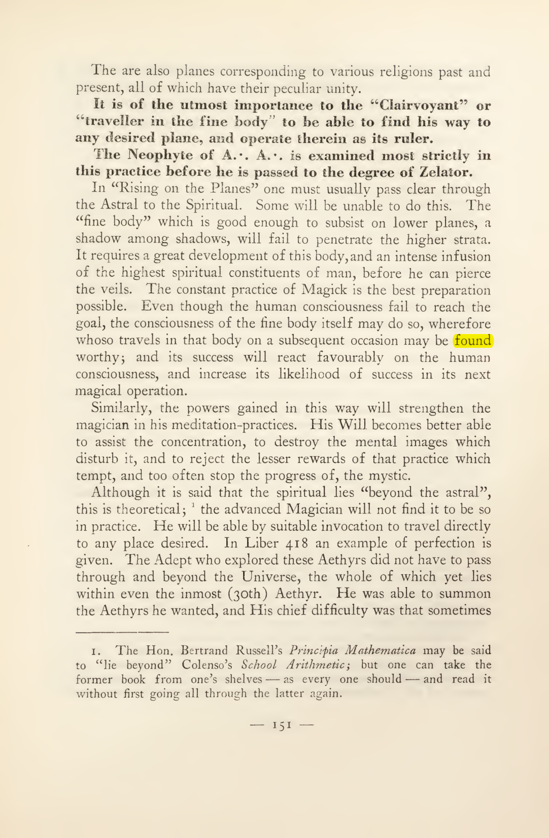 Original scan of Magick in Theory and Practice (Section 2), PDF page 31