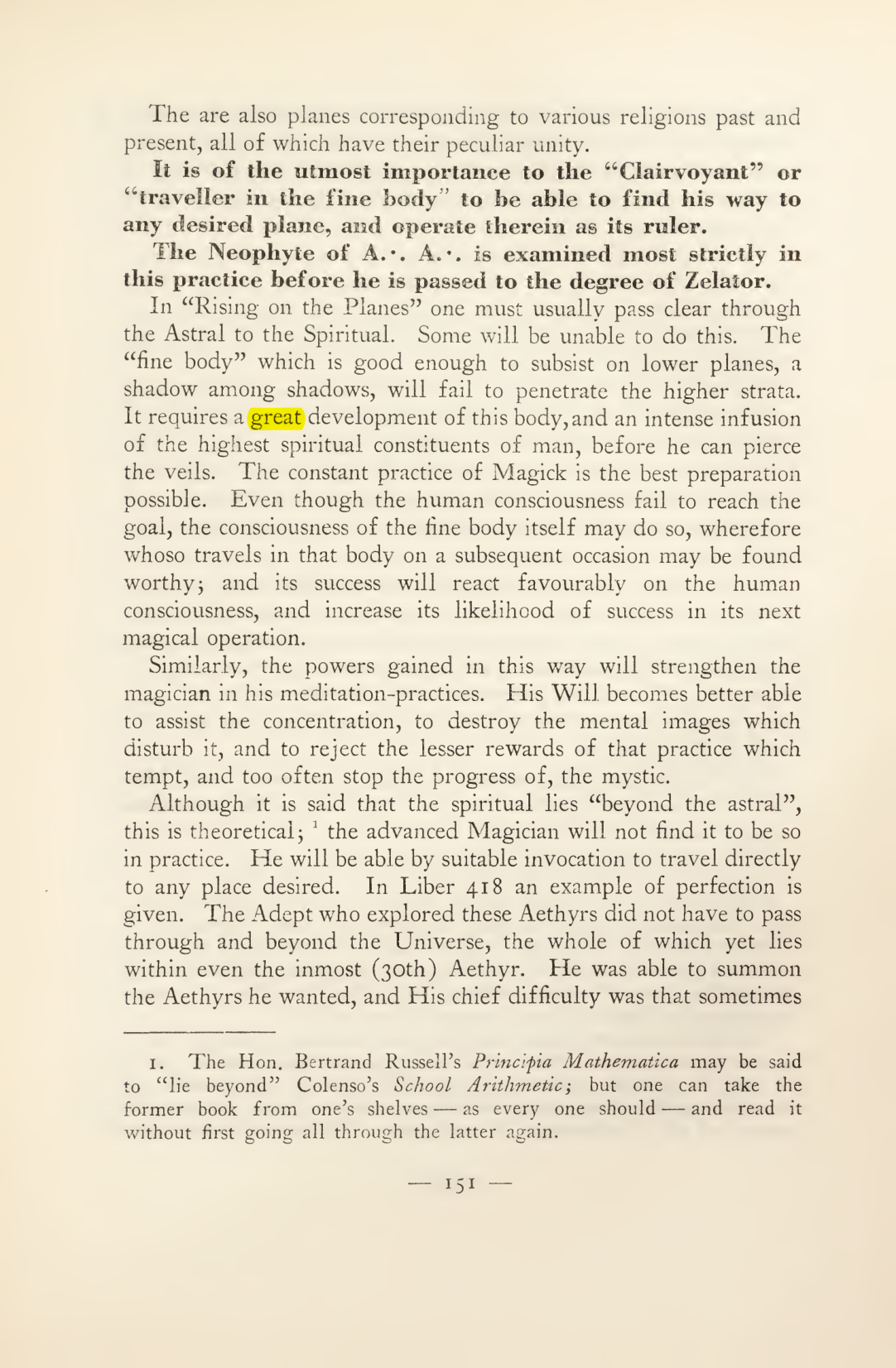 Original scan of Magick in Theory and Practice (Section 2), PDF page 31