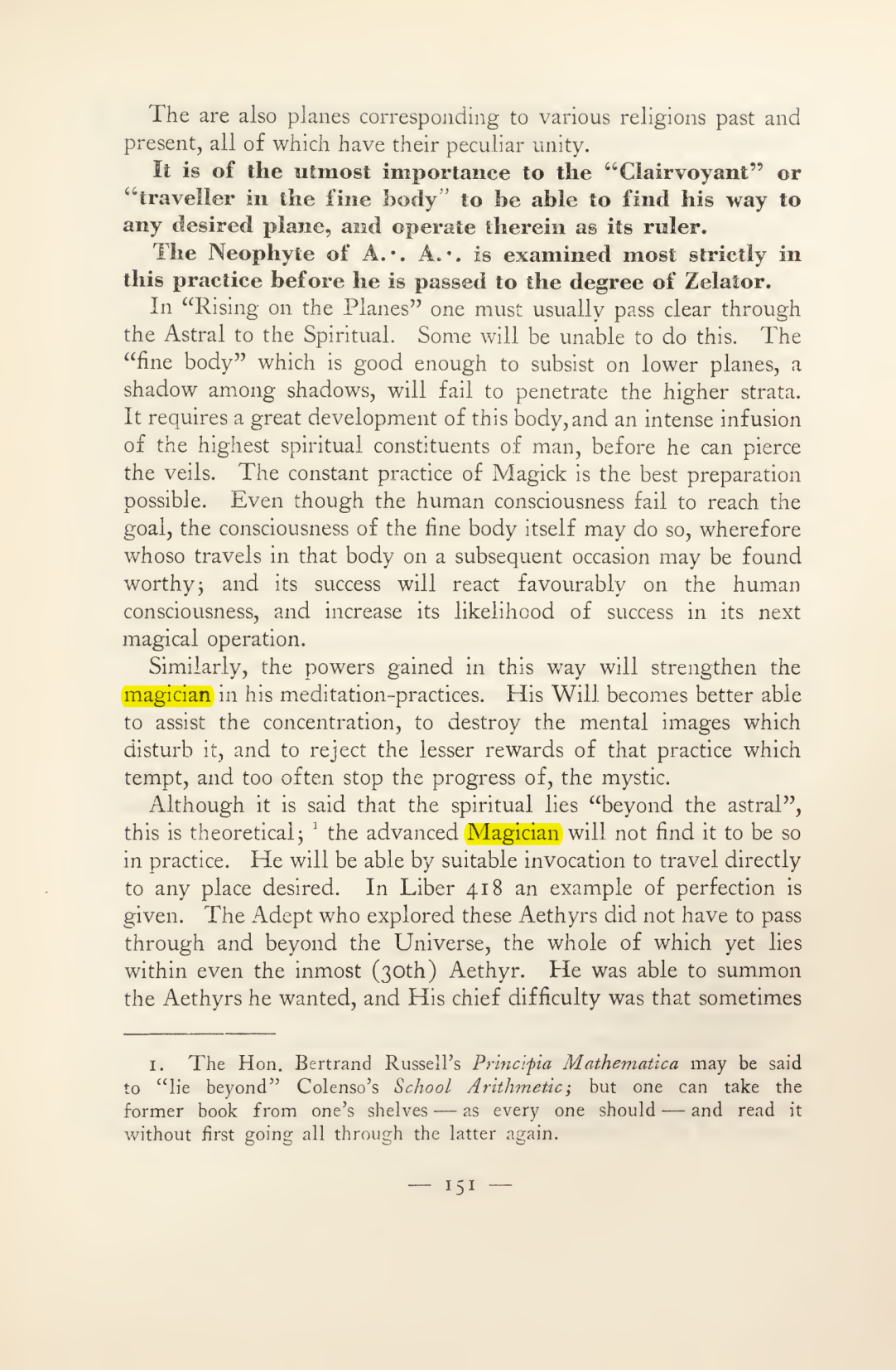 Original scan of Magick in Theory and Practice (Section 2), PDF page 31