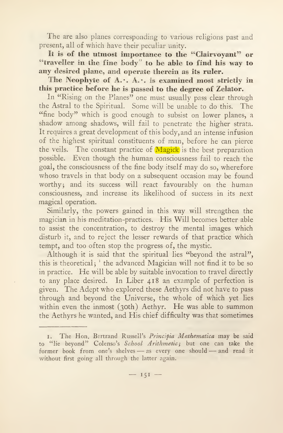Original scan of Magick in Theory and Practice (Section 2), PDF page 31