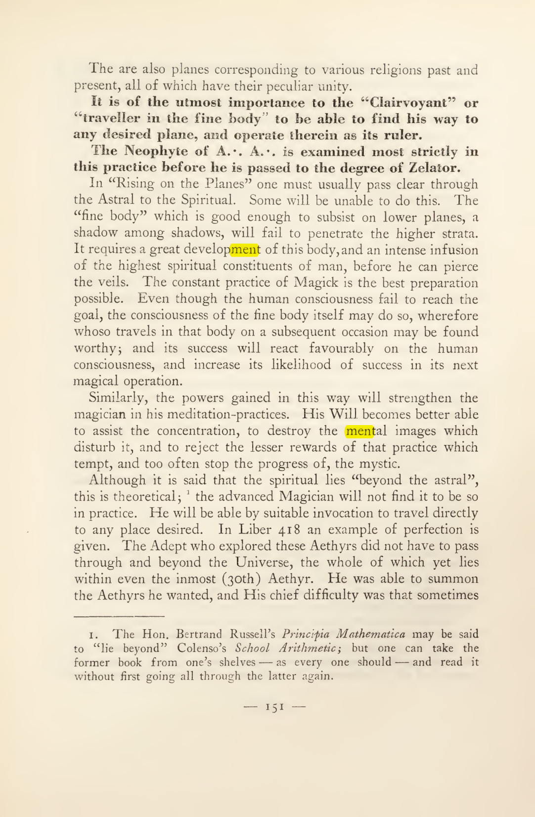 Original scan of Magick in Theory and Practice (Section 2), PDF page 31