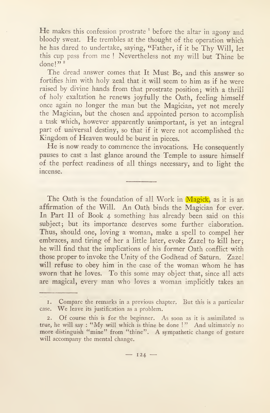 Original scan of Magick in Theory and Practice (Section 2), PDF page 4