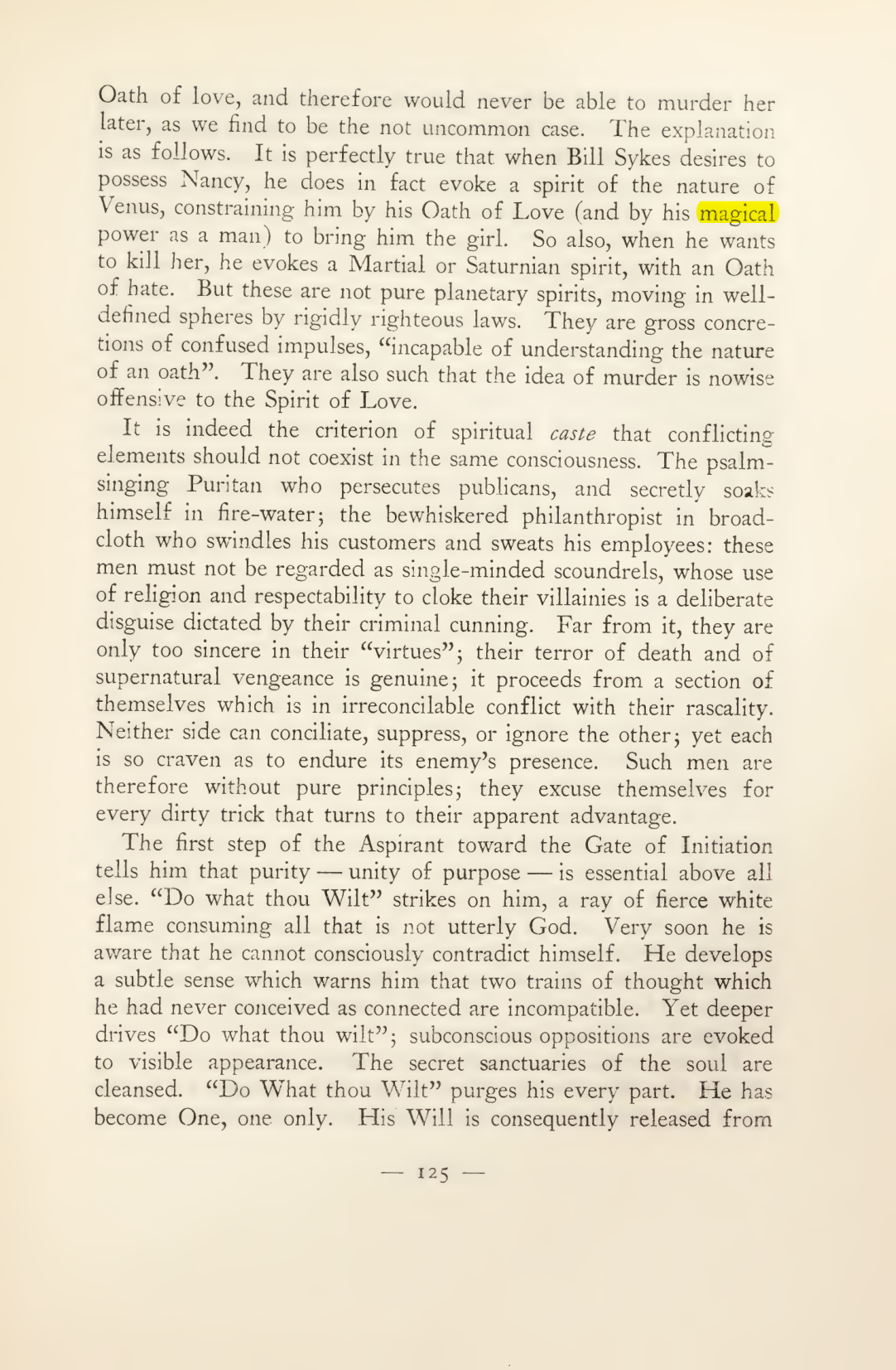 Original scan of Magick in Theory and Practice (Section 2), PDF page 5