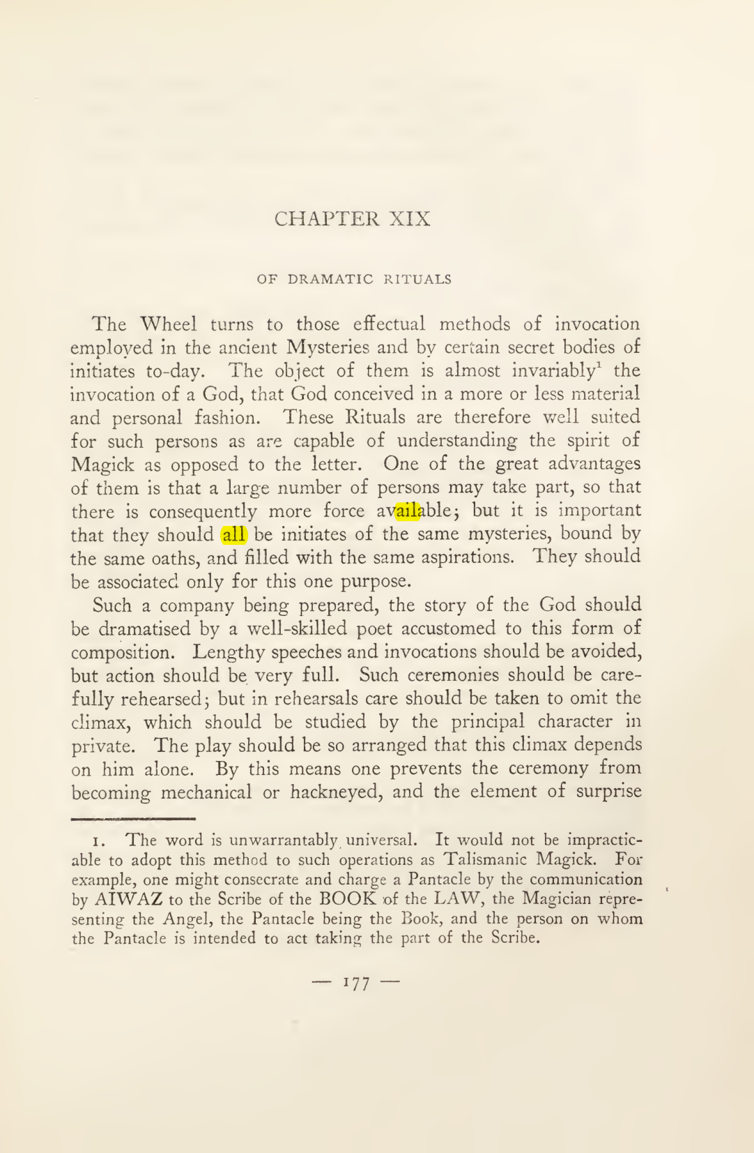 Original scan of Magick in Theory and Practice (Section 2), PDF page 57
