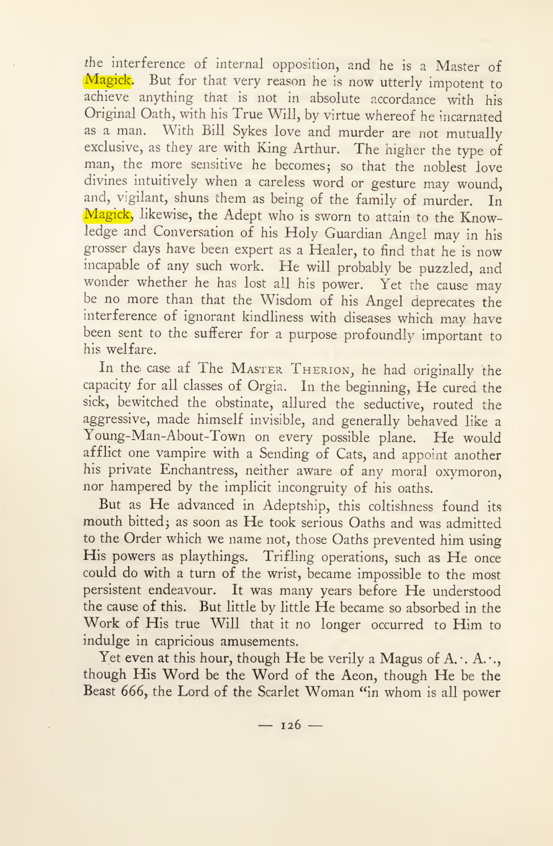 Original scan of Magick in Theory and Practice (Section 2), PDF page 6