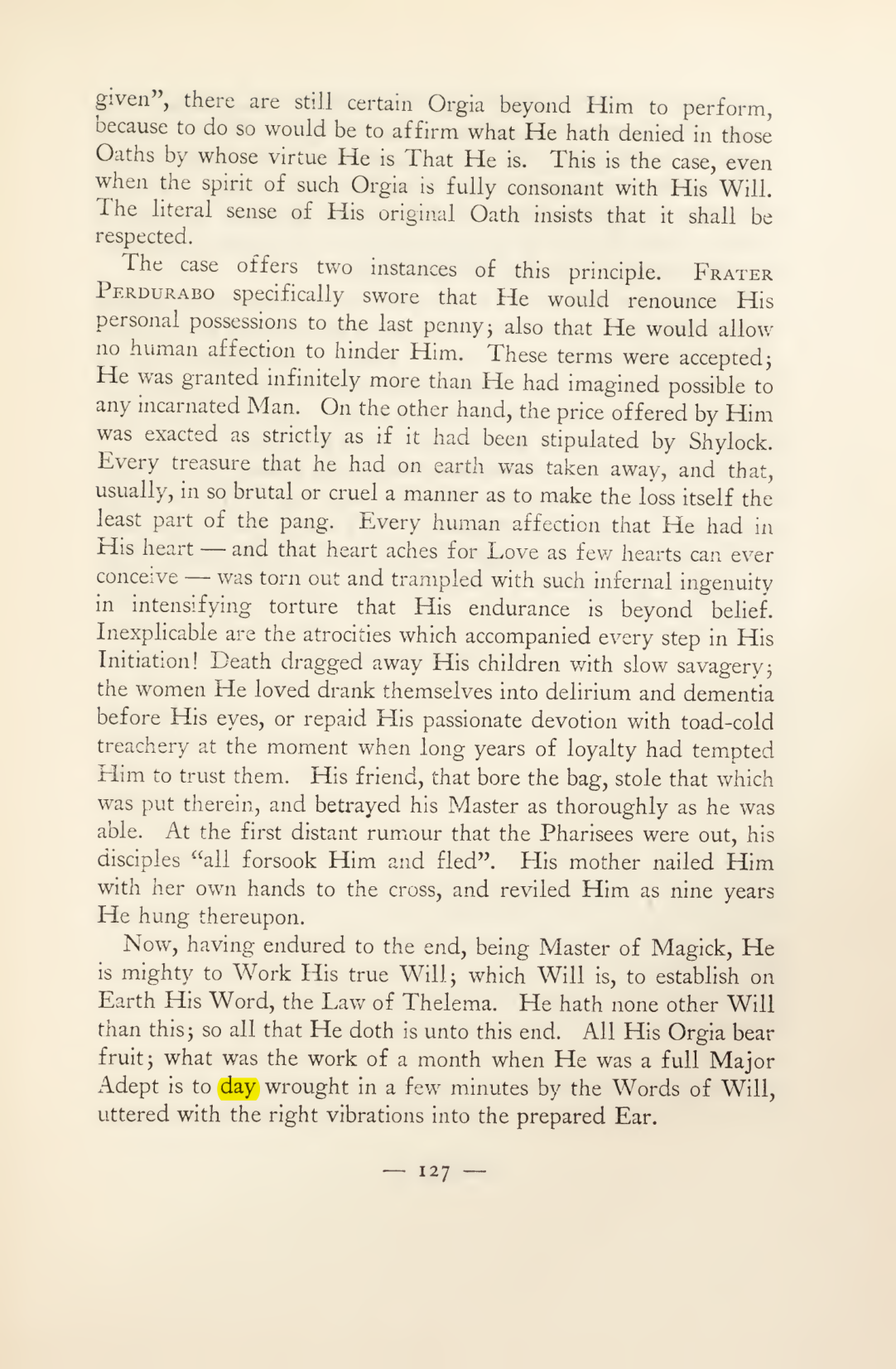Original scan of Magick in Theory and Practice (Section 2), PDF page 7