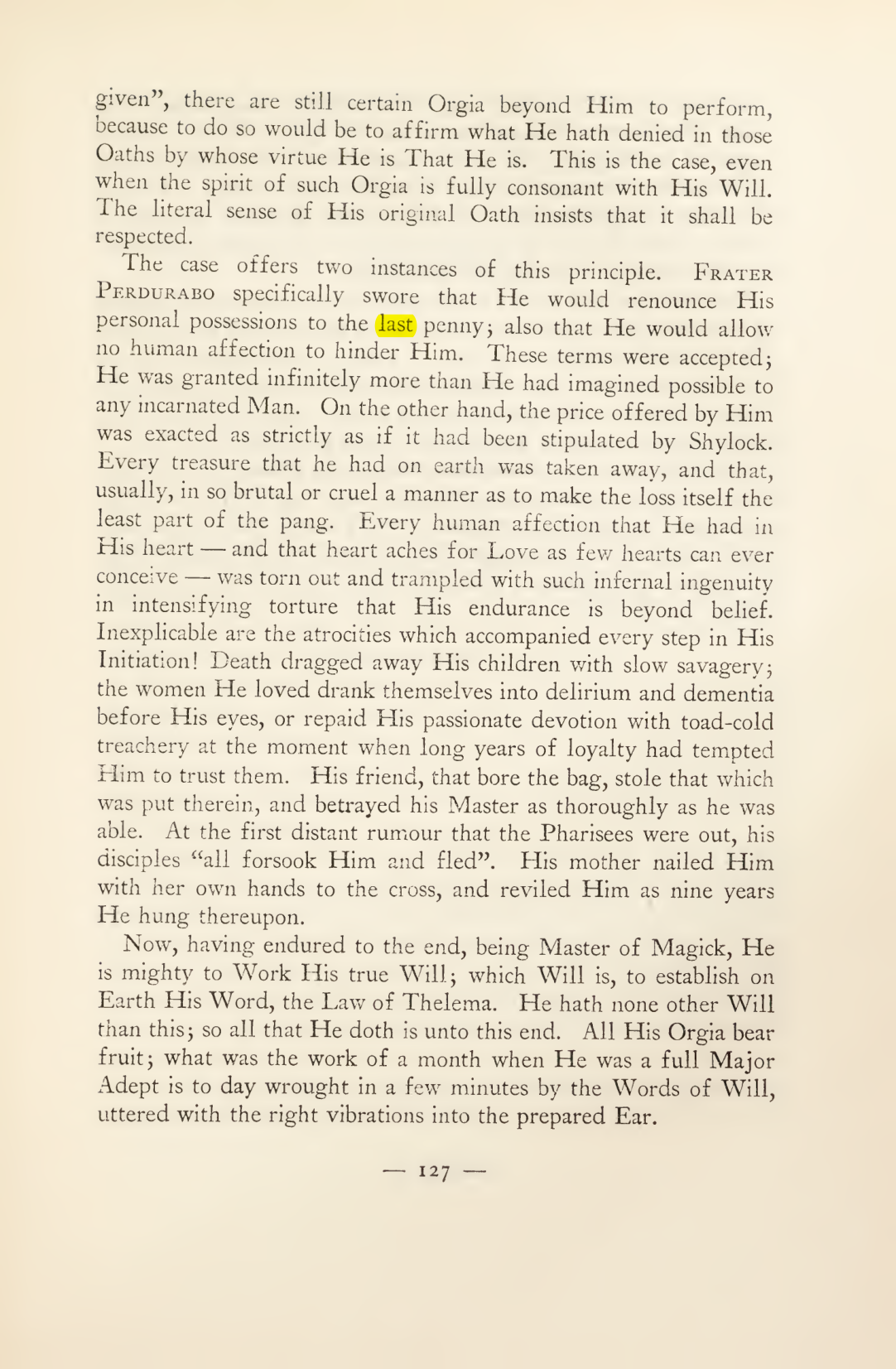 Original scan of Magick in Theory and Practice (Section 2), PDF page 7