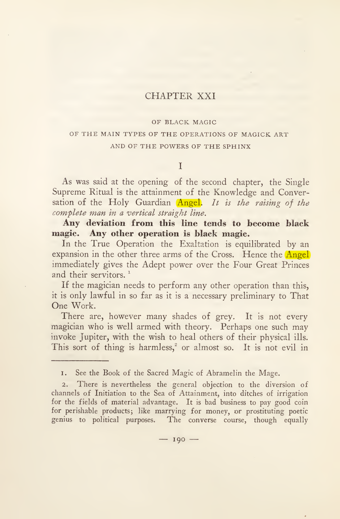 Original scan of Magick in Theory and Practice (Section 2), PDF page 70