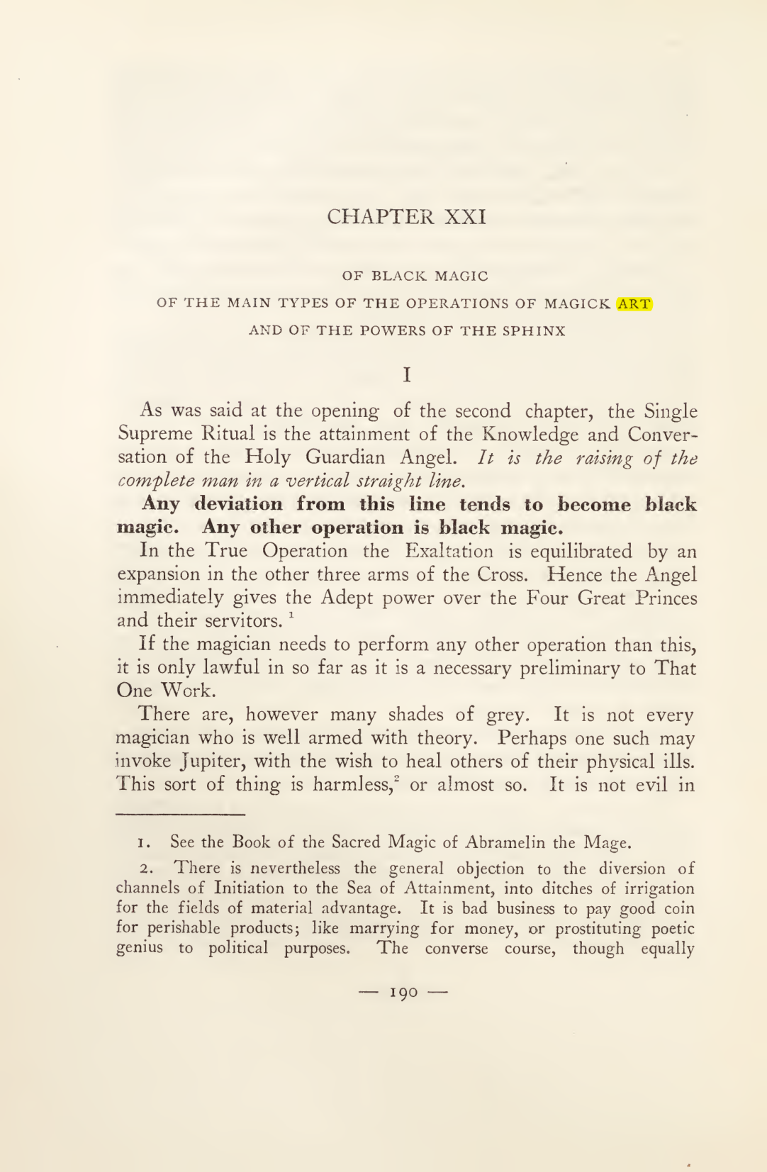Original scan of Magick in Theory and Practice (Section 2), PDF page 70