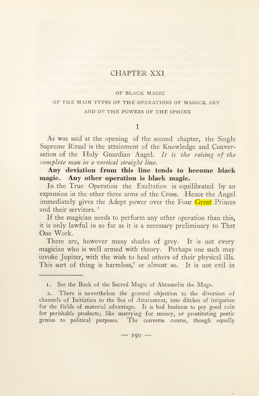 Original scan of Magick in Theory and Practice (Section 2), PDF page 70