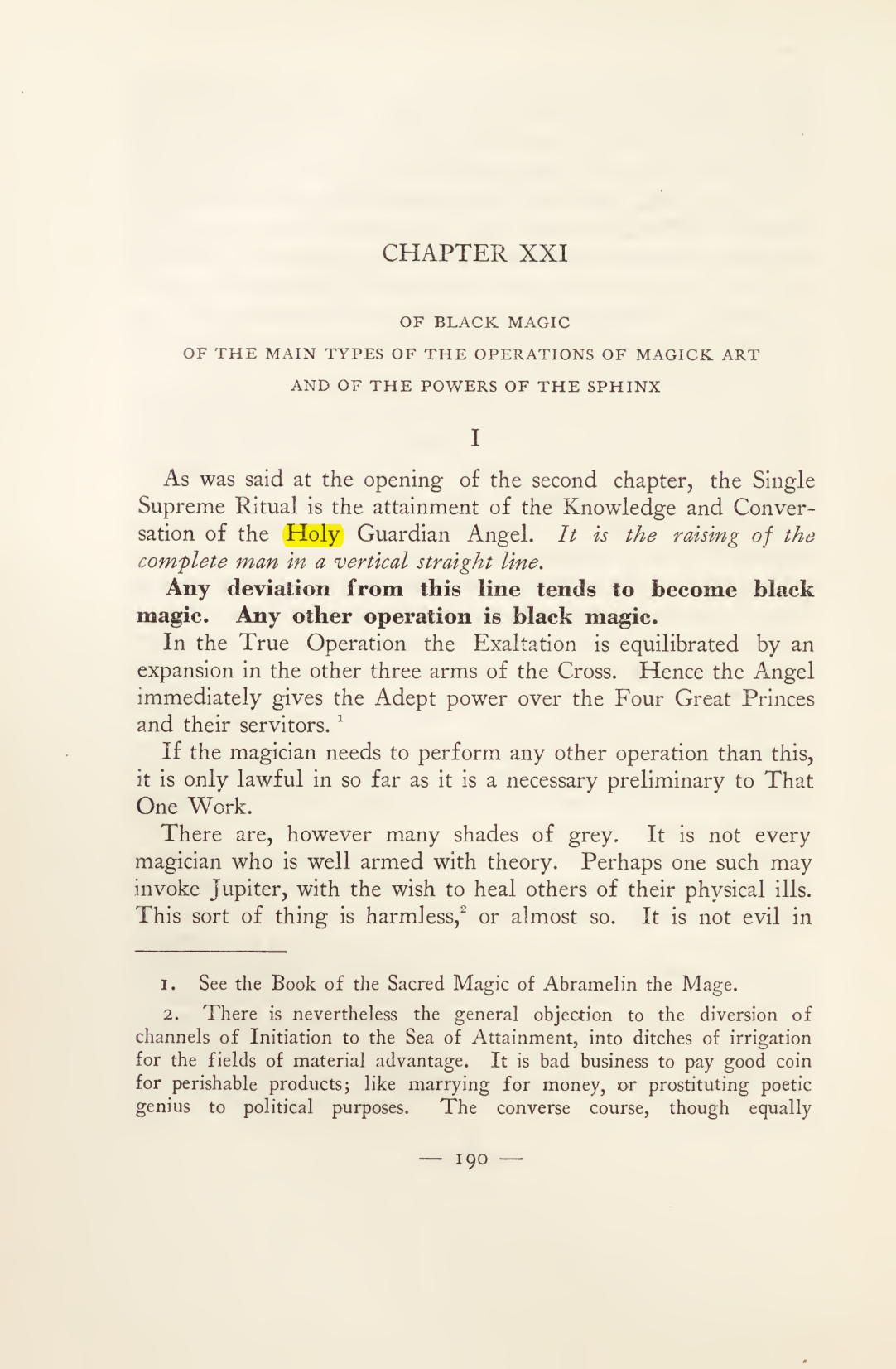 Original scan of Magick in Theory and Practice (Section 2), PDF page 70