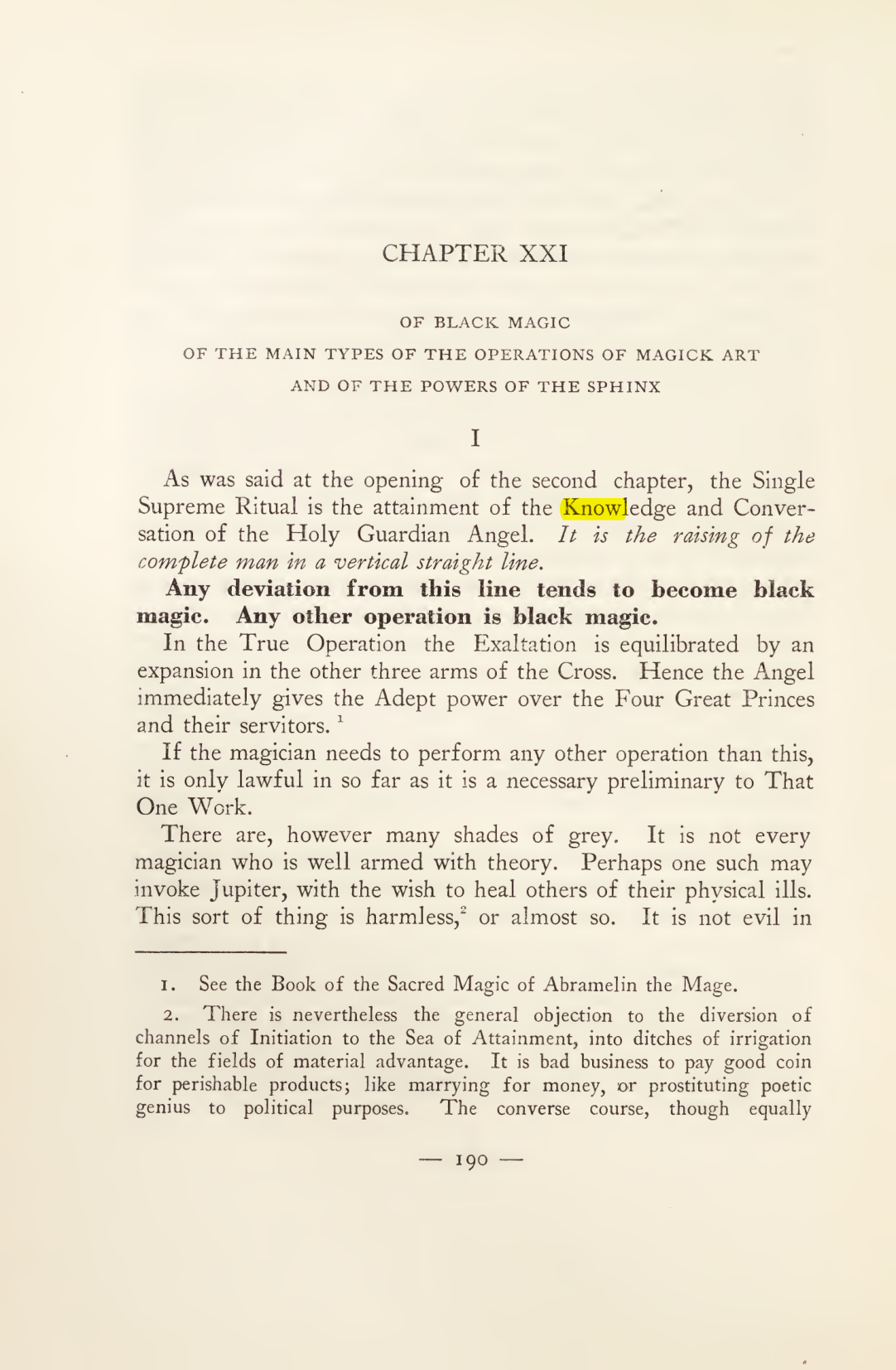 Original scan of Magick in Theory and Practice (Section 2), PDF page 70