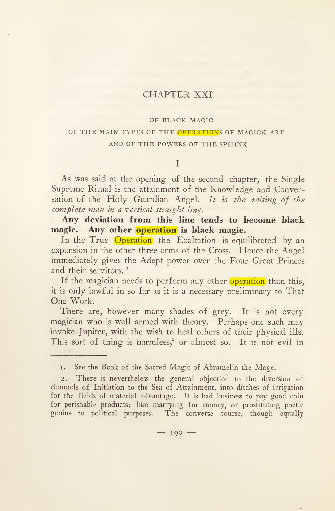Original scan of Magick in Theory and Practice (Section 2), PDF page 70