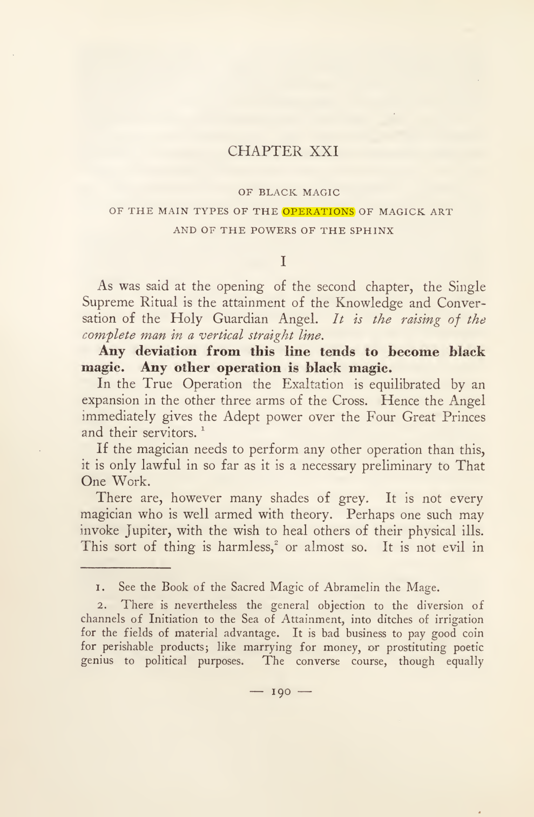 Original scan of Magick in Theory and Practice (Section 2), PDF page 70