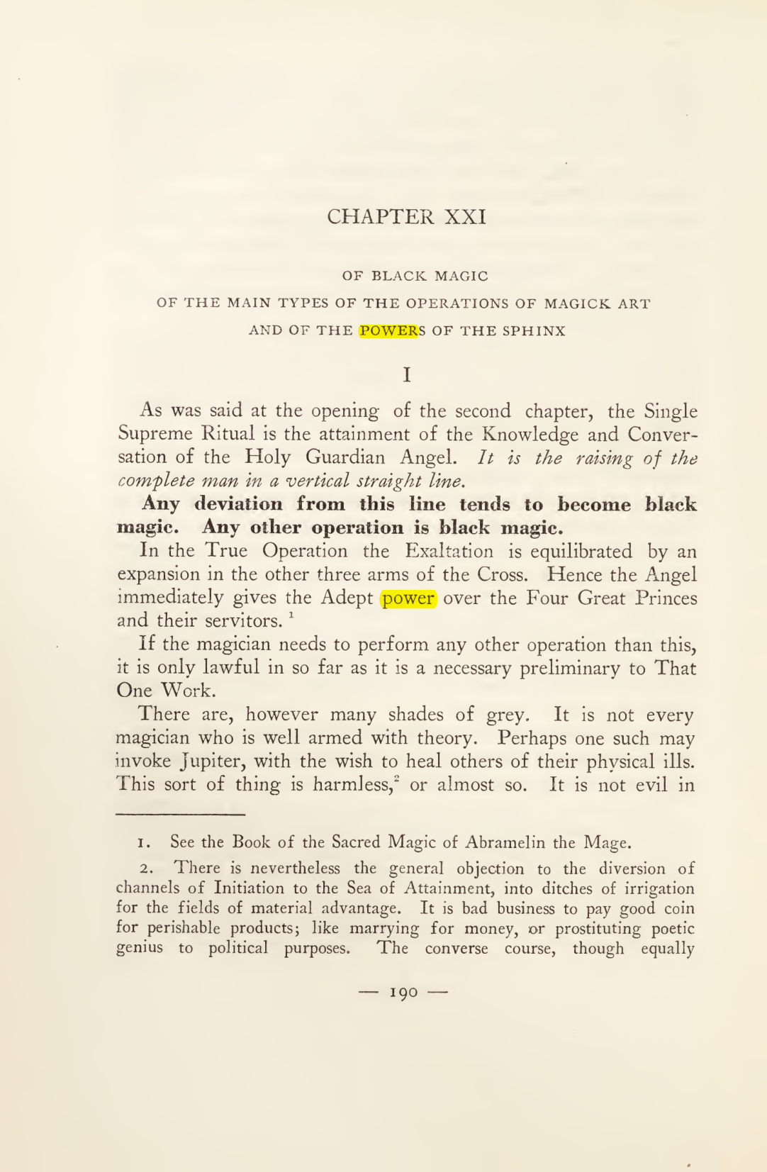 Original scan of Magick in Theory and Practice (Section 2), PDF page 70