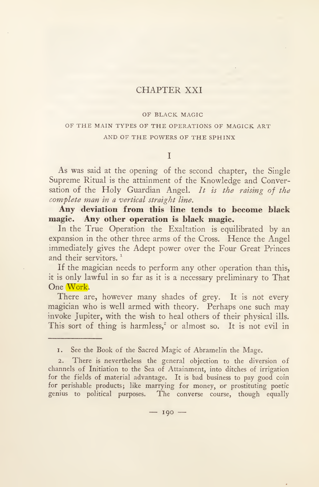 Original scan of Magick in Theory and Practice (Section 2), PDF page 70
