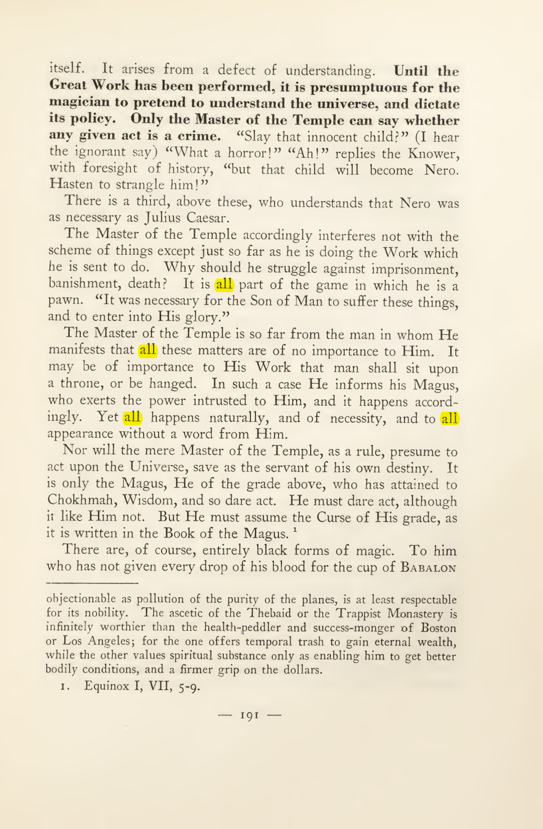 Original scan of Magick in Theory and Practice (Section 2), PDF page 71