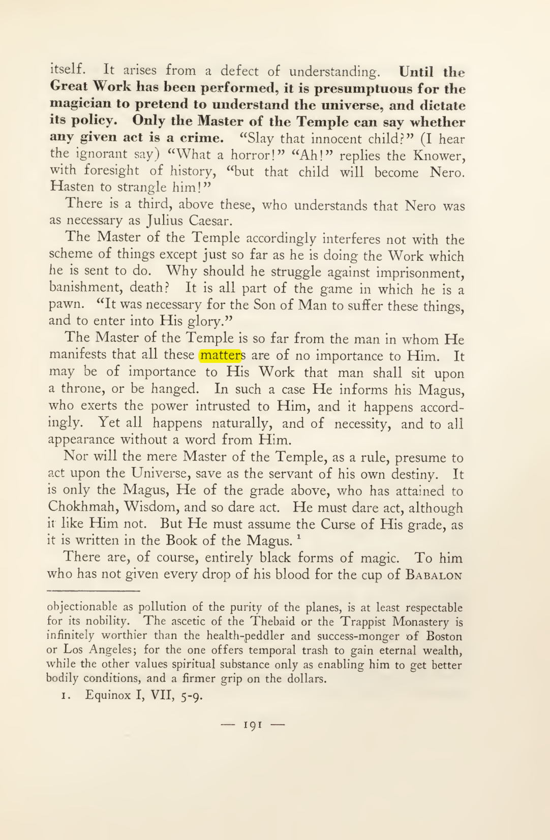 Original scan of Magick in Theory and Practice (Section 2), PDF page 71