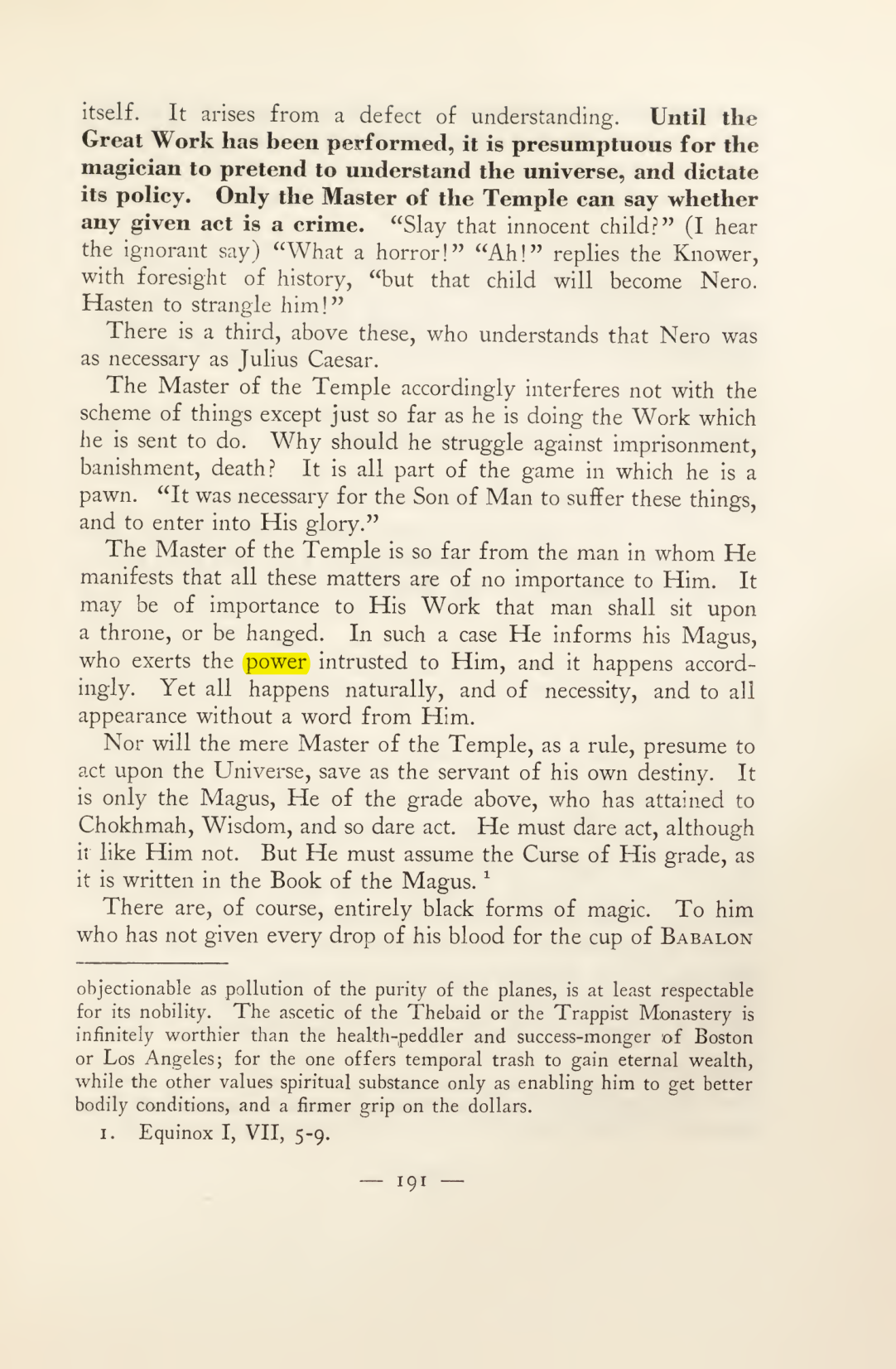 Original scan of Magick in Theory and Practice (Section 2), PDF page 71
