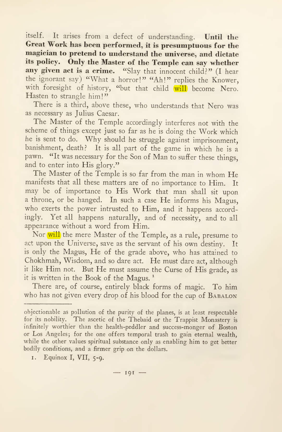 Original scan of Magick in Theory and Practice (Section 2), PDF page 71